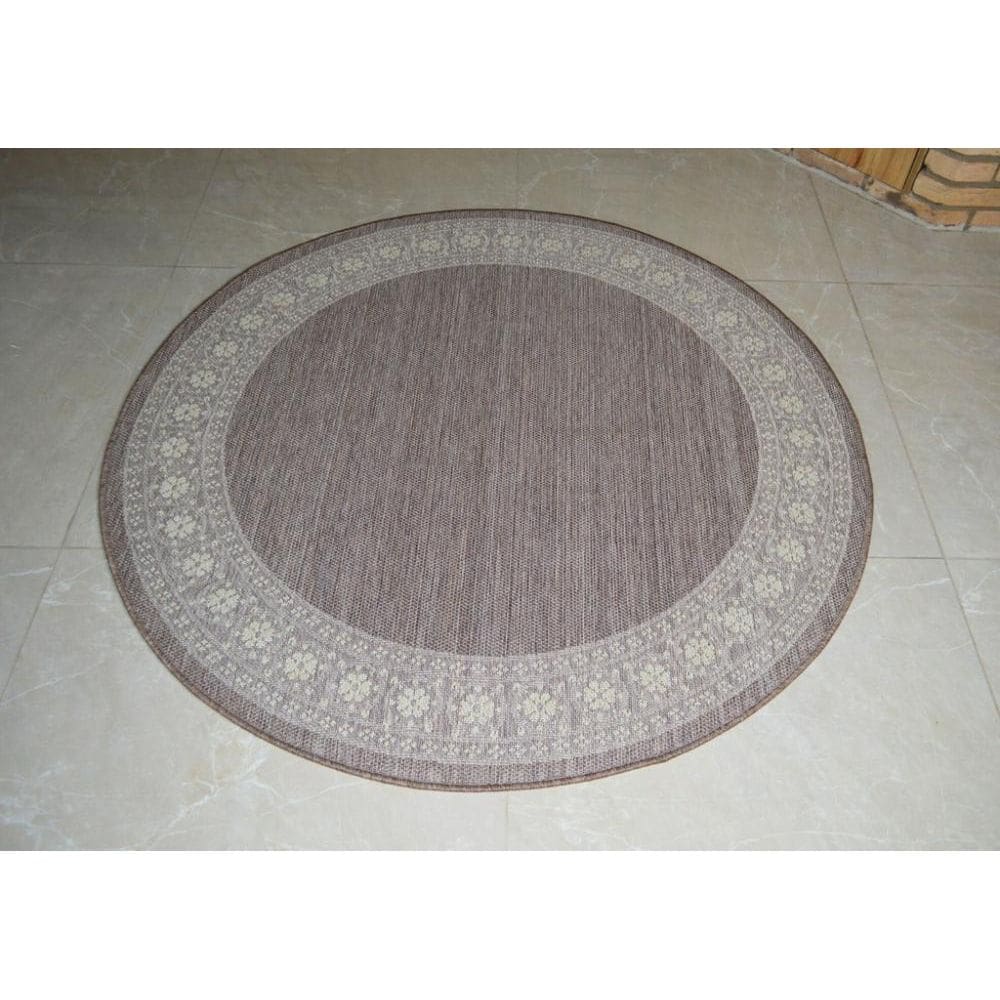 Tapete Redondo Natural Look Fiore A 200 Cm