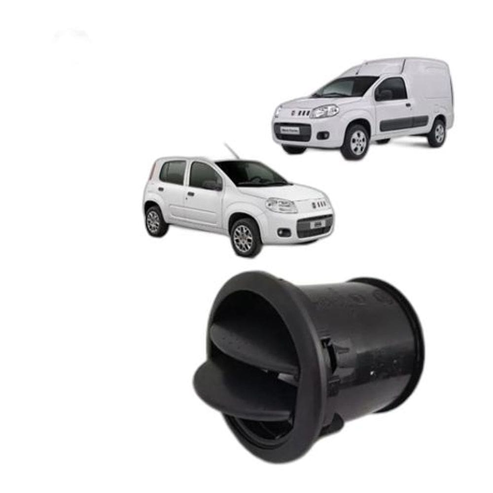 Difusor Ar Lateral Preto Uno/Fiorino 100185270
