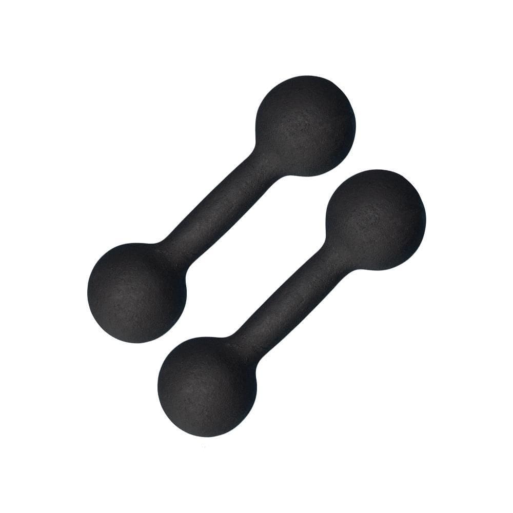 Par De Halter Bola Pintado 5Kg Peso Academia Treino Fitness