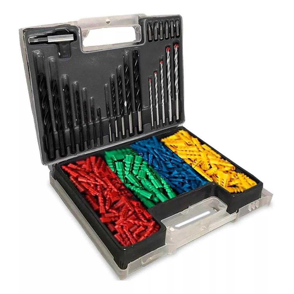 Jogo De Brocas Bits E Buchas Com 300 Peças