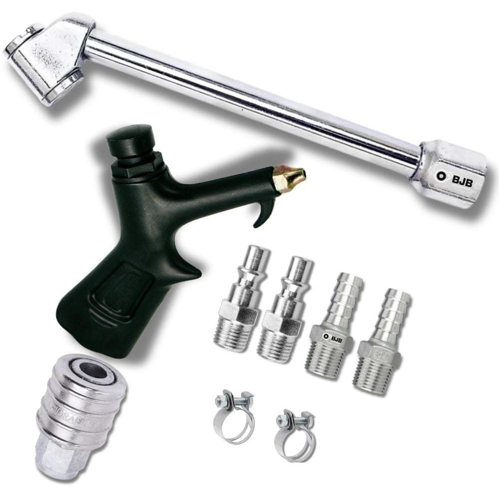 Kit Bico Passar Ar Encher Pneu Com Acessórios Compressor
