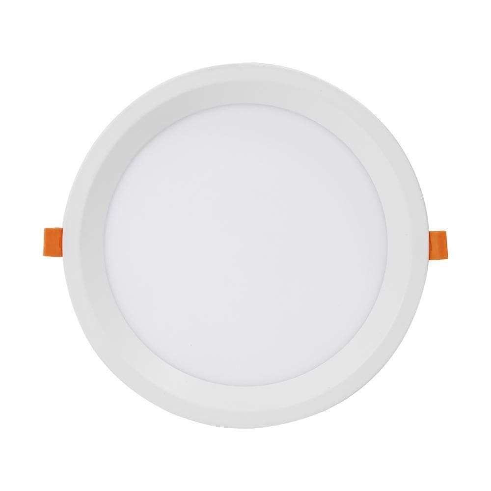 Luminária Painel Led 18W Redondo Recuado Embutir - 6500k