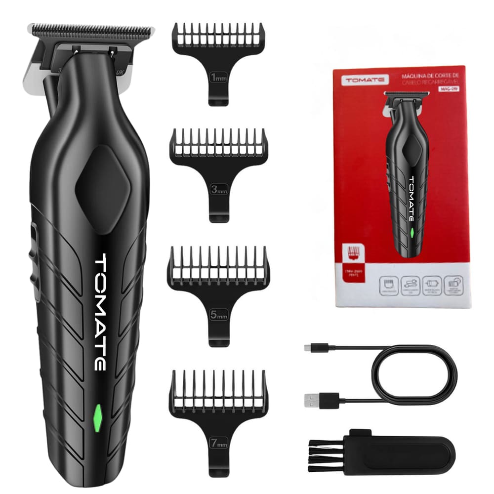 Máquina Cortar Cabelo Acabamento Profissional Sem Fio Bivolt