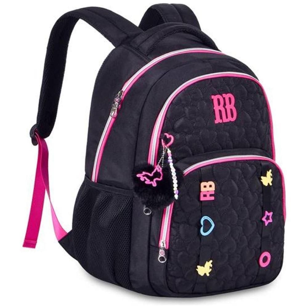 Mochila De Costas Casual Escolar Chaveiro Rebecca Bonbon