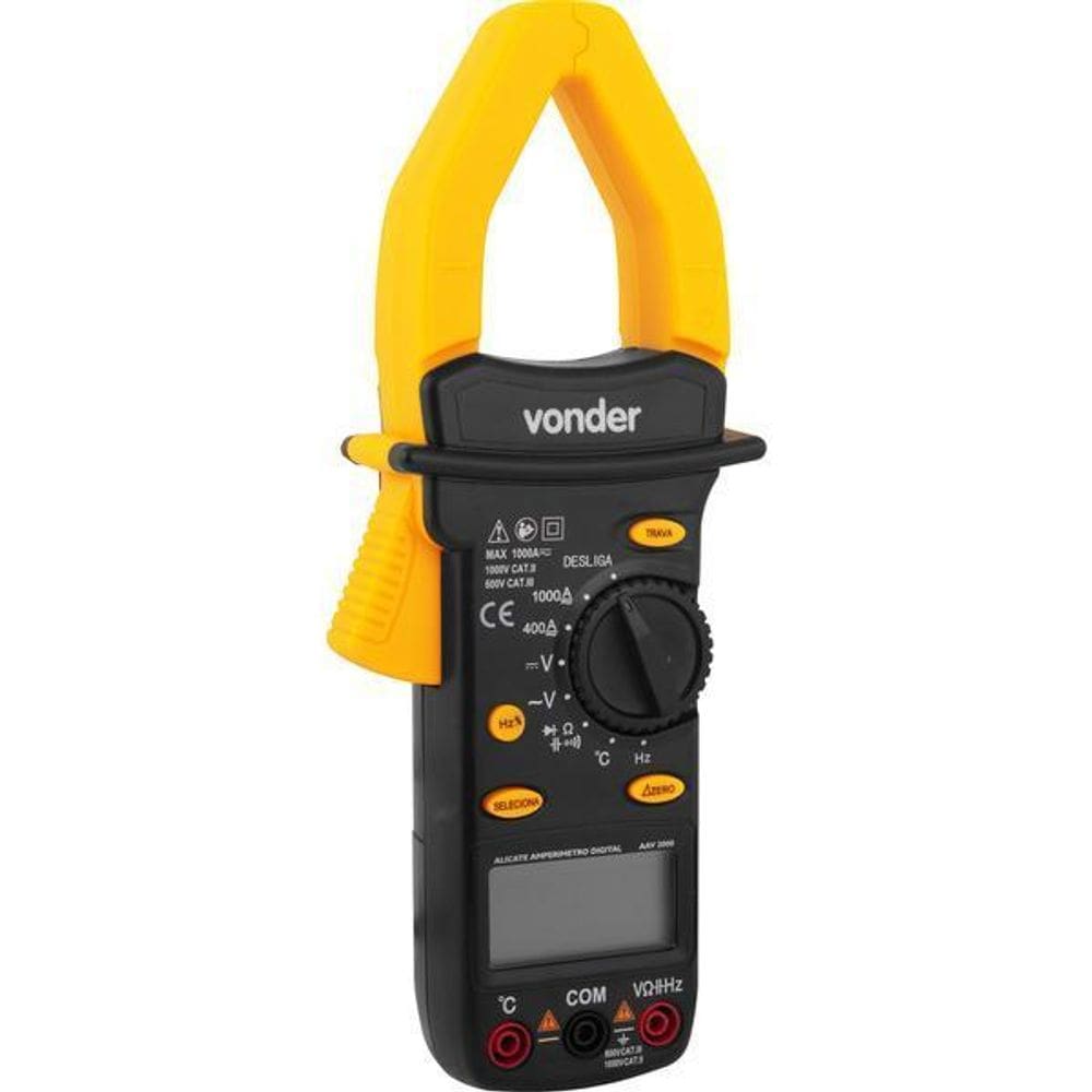 Alicate Amperimetro Digital Aav2000 - Vonder