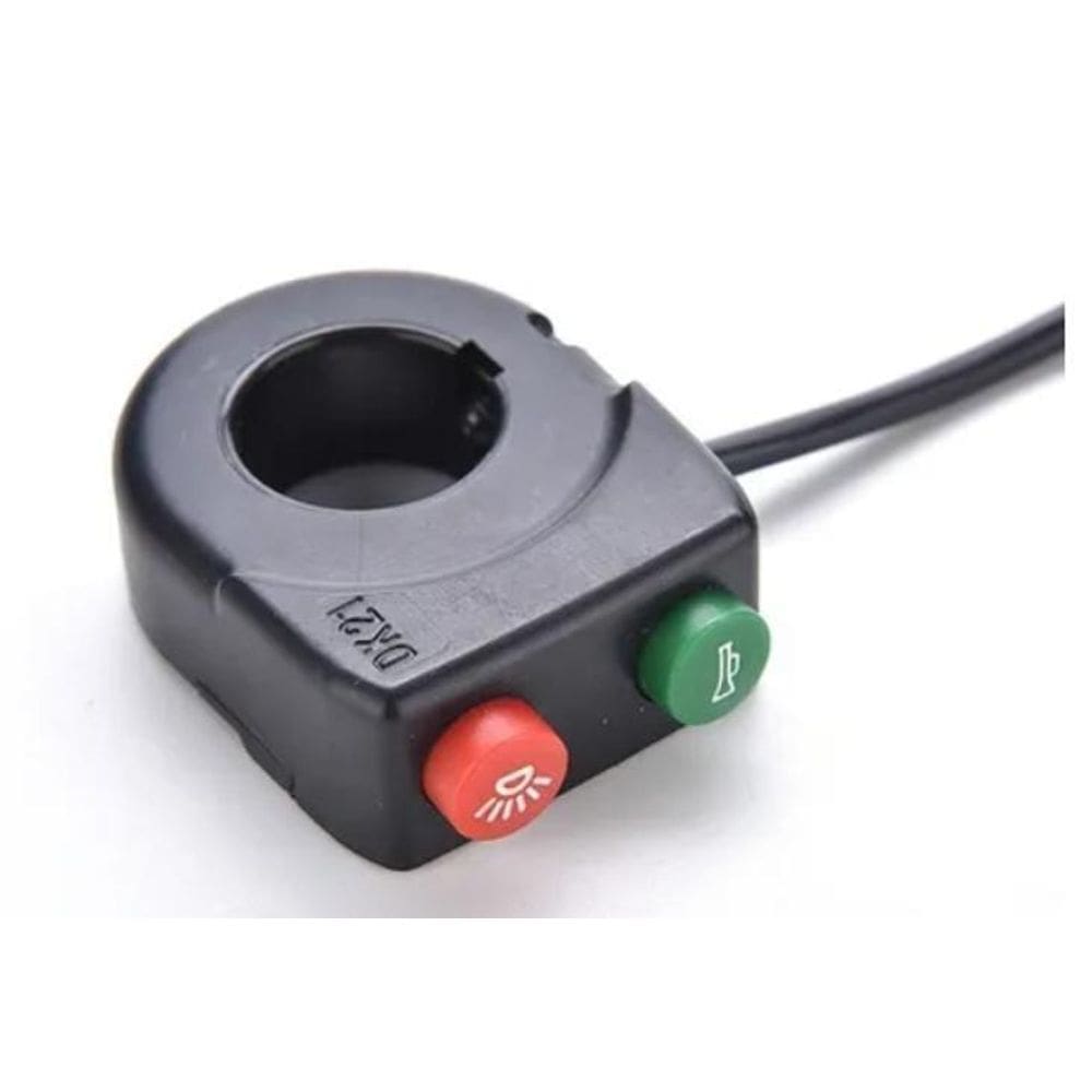 Chave Botao Liga Desliga Guidao De Moto + Momentaneo Buzina