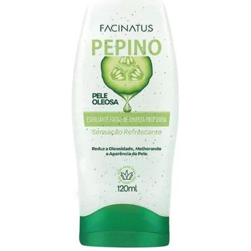 Esfoliante Facial De Limpeza Profunda Pepino 120Ml
