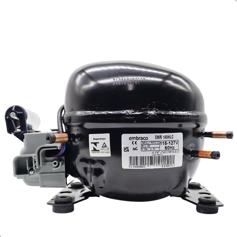 Motor Compressor Embraco 1/3Hp Emr100Hlc  - 127V