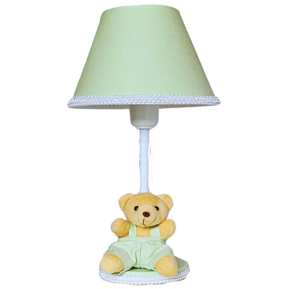 Abajur Ursinho 100% Algodão - 28cm - Bivolt
