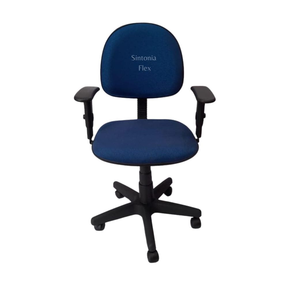 Cadeira Executiva Giratoria Braço Regulagem Altura E Pistão