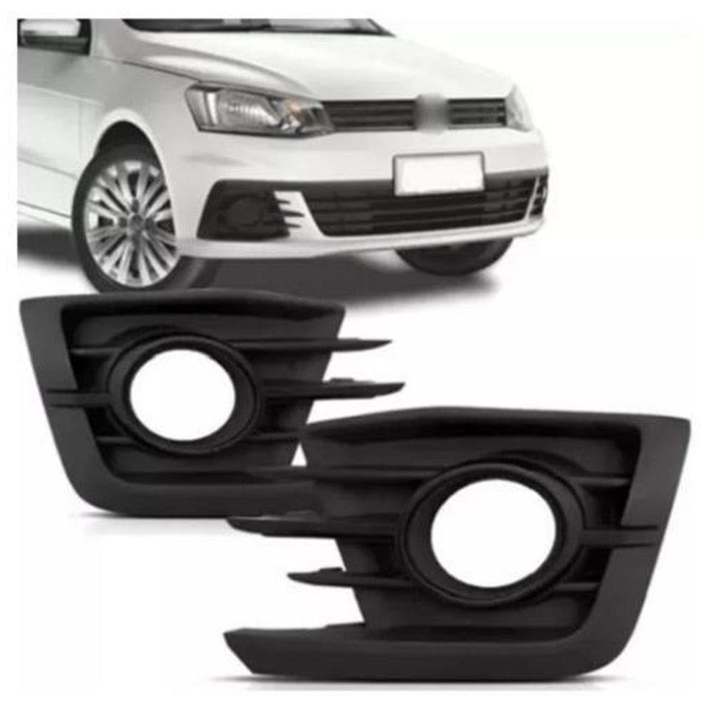 Par Grade Moldura Farol Milha Furo Gol Voyage G7.