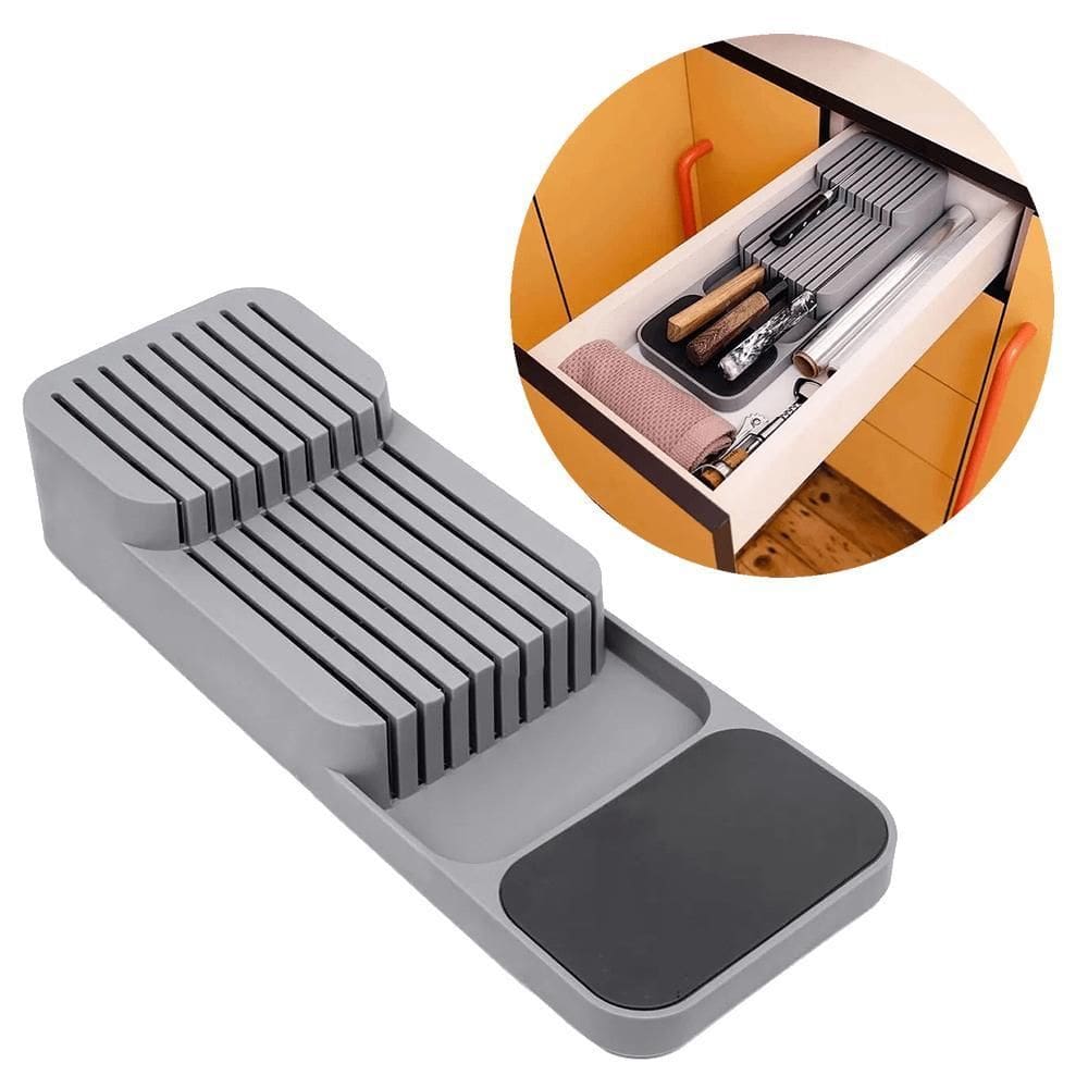 Organizador De Facas Para Gaveta De Armário Porta Facas