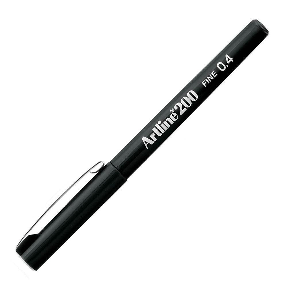 Caneta Porosa 0.4Mm Ek-200 Artline Preta