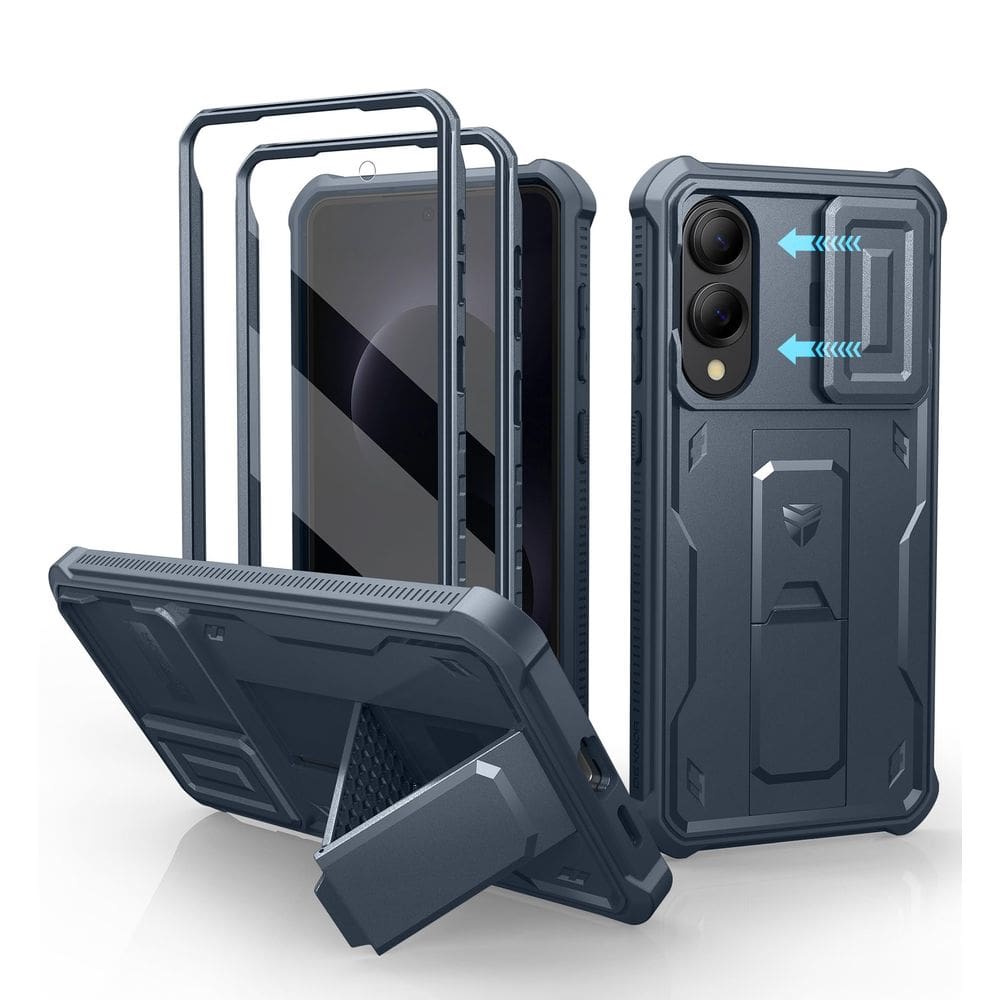 Capa Dexnor para Samsung Galaxy S25 Edge com capa de câmera deslizante