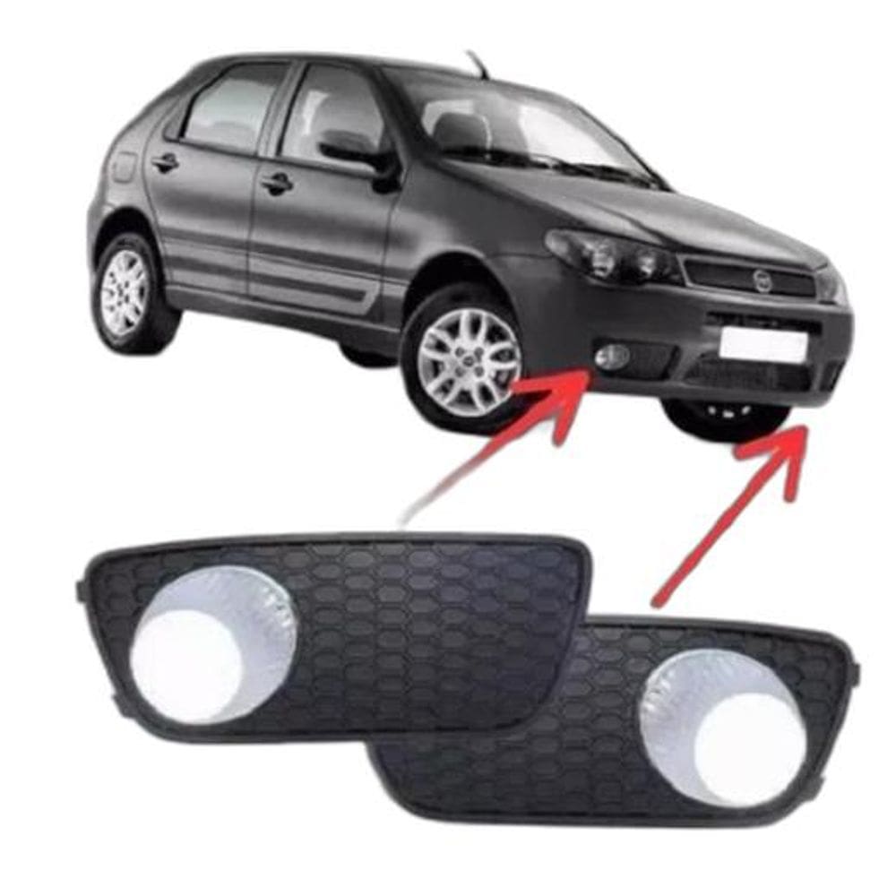 Par Moldura Farol Milha Palio Siena Strada G3 2003 04 À 2010