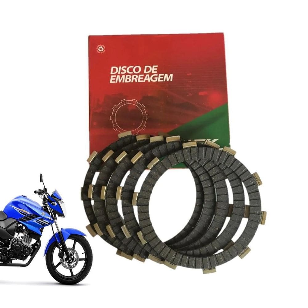 Disco De Embreagem Fricção Wgk Fazer Factor Ybr Xtz