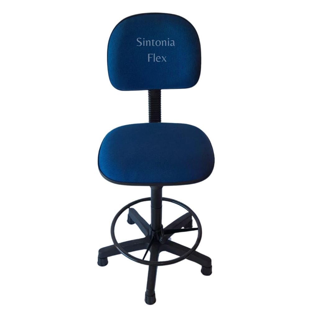 Cadeira Caixa Alta Aro Base Sapata Fixa Pra Recpçao Balcao