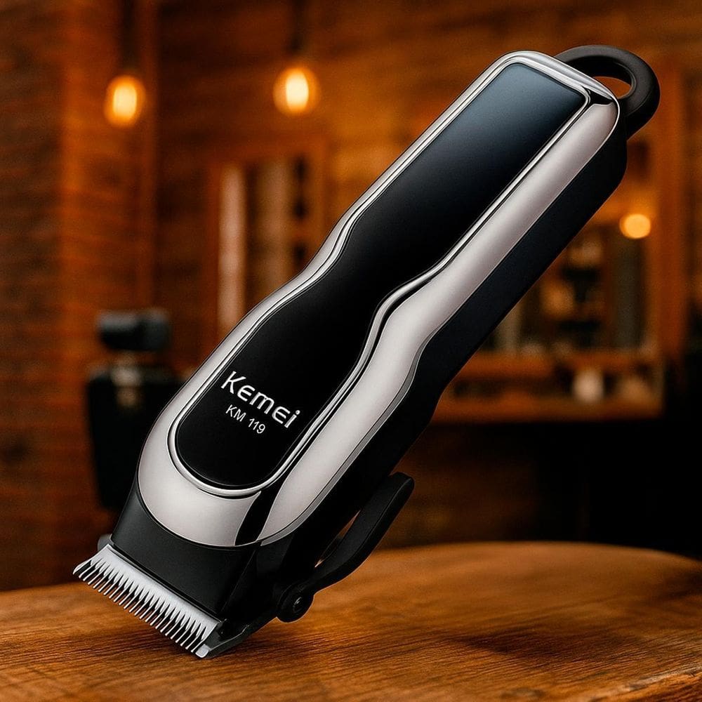Kemei Máquina De Corte Para Barbearia Bivolt
