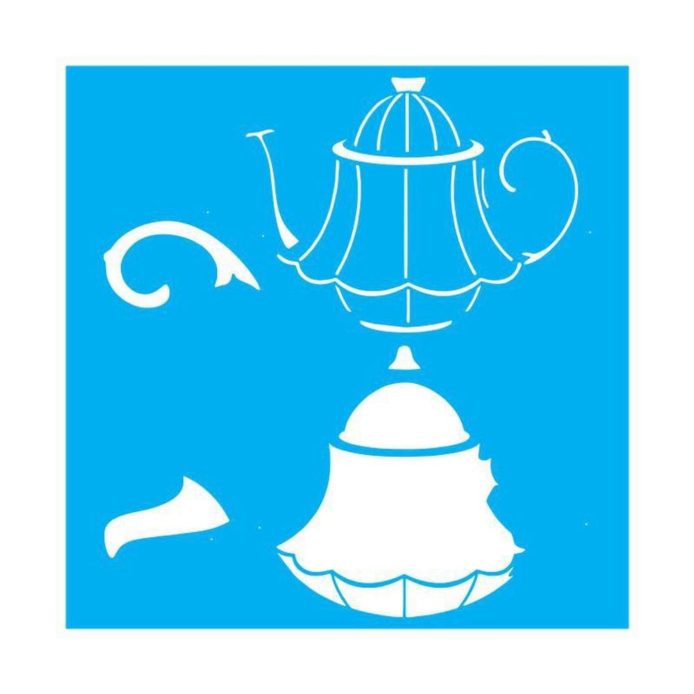 Stencil Tamako Bule - 30X30Cm - Ref D239