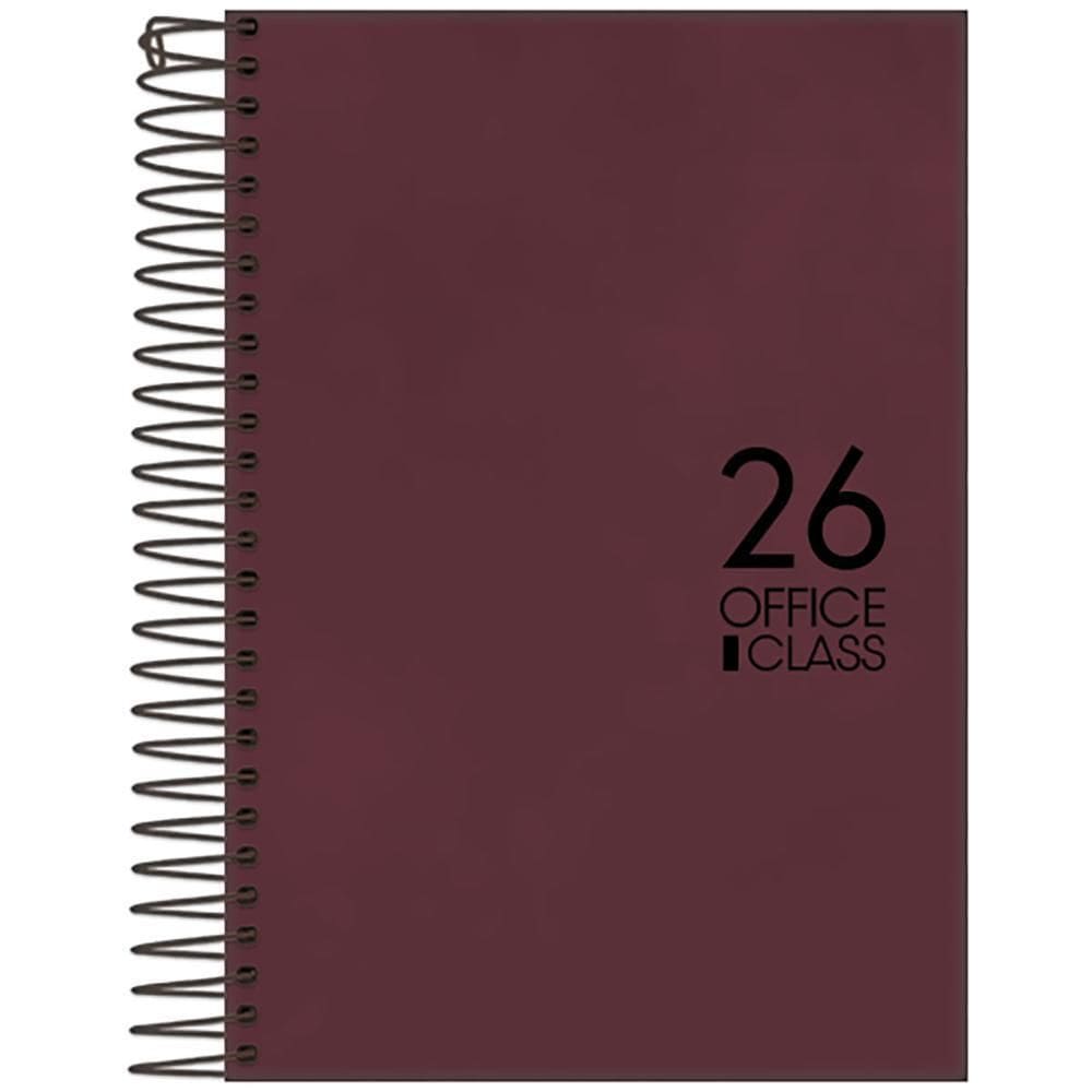 Agenda Diária 2026 Esp 130X188 Office Class Vermelho Foroni