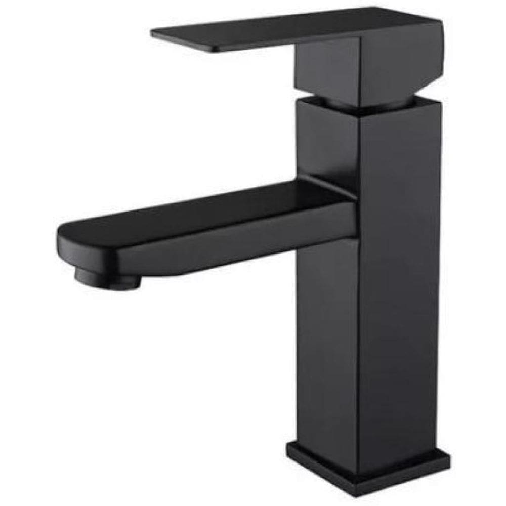 Torneira Banheiro Lavabo Preta Misturador Monocomando S304