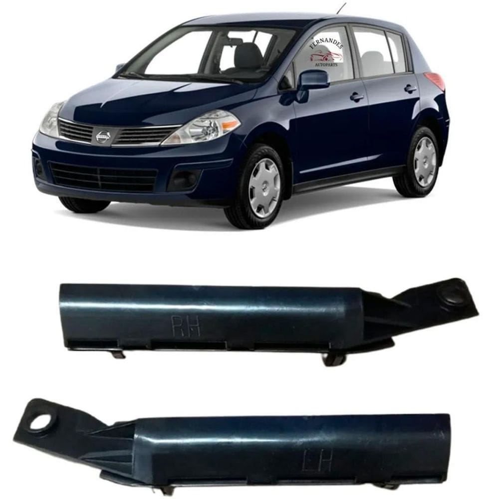 Suporte Guia Parachoque Dianteiro Tiida Par 2008 - 2013