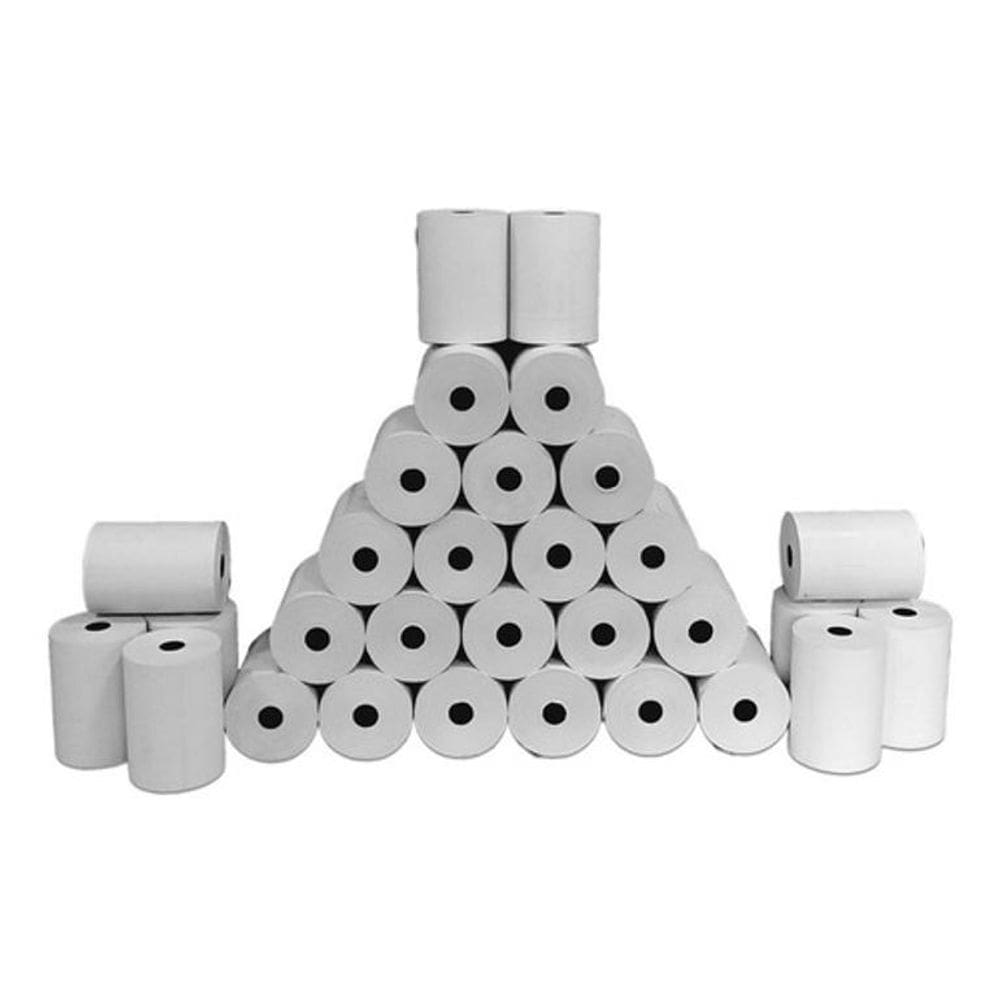 Bobina Térmica 80X40 Cupom Fiscal 10 Rolos - Branco