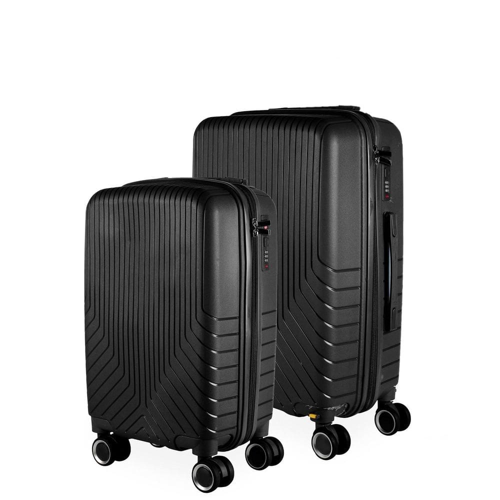 Conjunto Malas P E M Polipropileno Inquebrável Preta