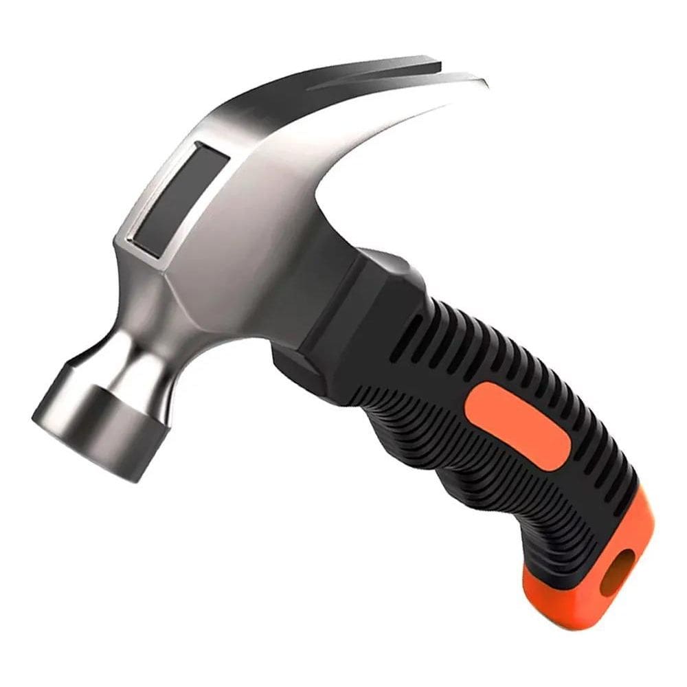 Mini Martelo Unha Cabo Curto Emborrachado Martelinho Pequeno