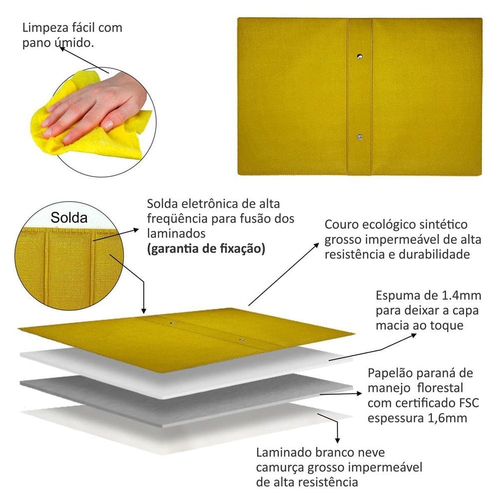 Album De Fotos 15X21/60 Preto C/Visor Formatura Comemorativo