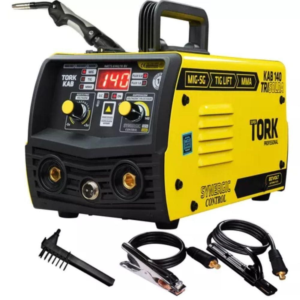 Maquina De Solda Inversora Mig Sem Gas Tig Eletrodo Bivolt