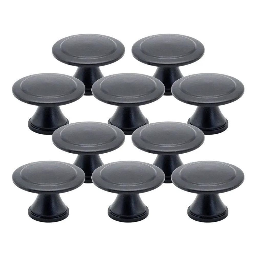 12 Pçs Puxador Ponto Bolinha Colonial 1 Furo Gaveta Armário