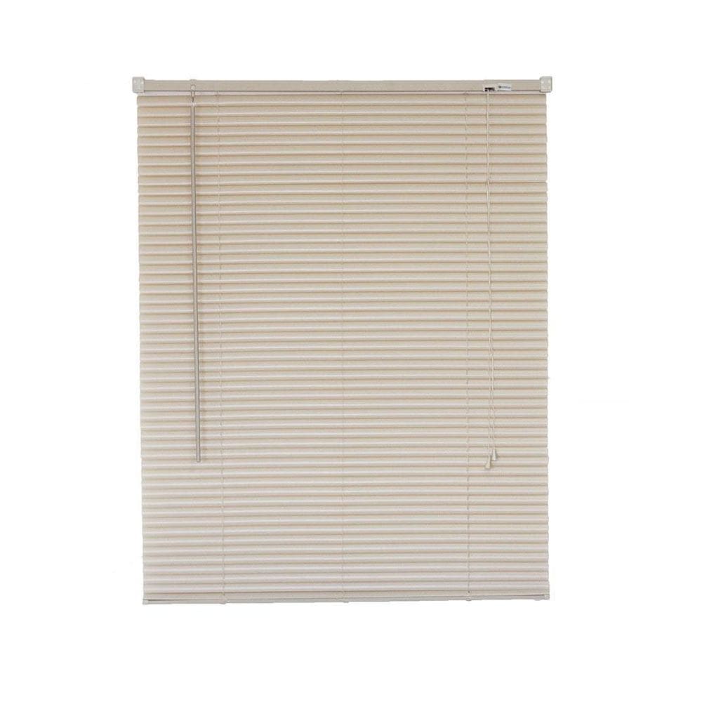 Persiana Horizontal Pvc Bege 60  L  X 80  A  Cm Cortina