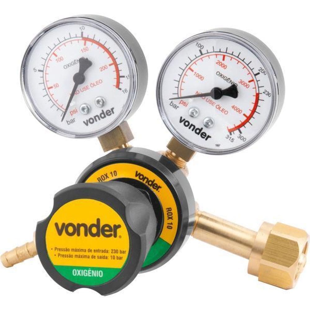 Regulador De Pressão Oxigênio Rox10 - Vonder