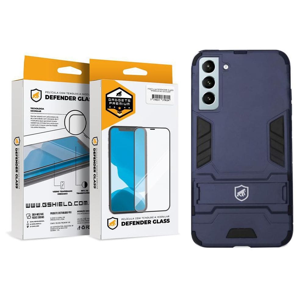 Capa Amor E Pelicula Defender Glass Samsung Galaxy S21 Plus