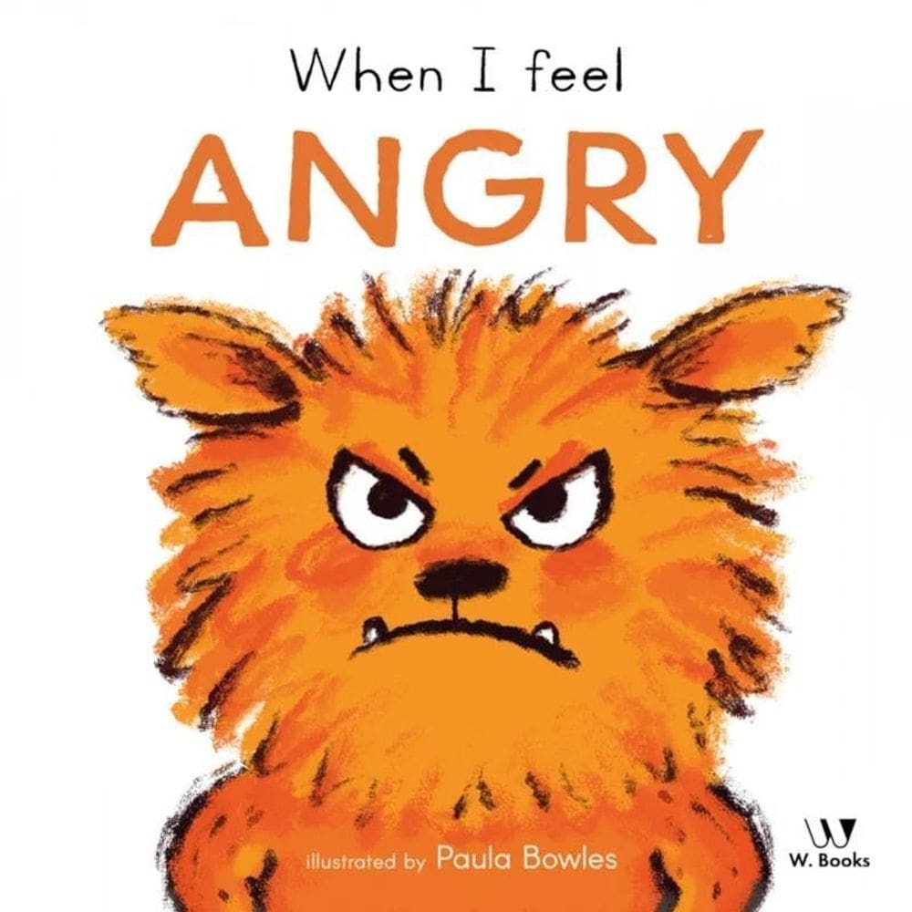 Livro Cartonado - When I Feel Angry - Em Inglês - W. Books