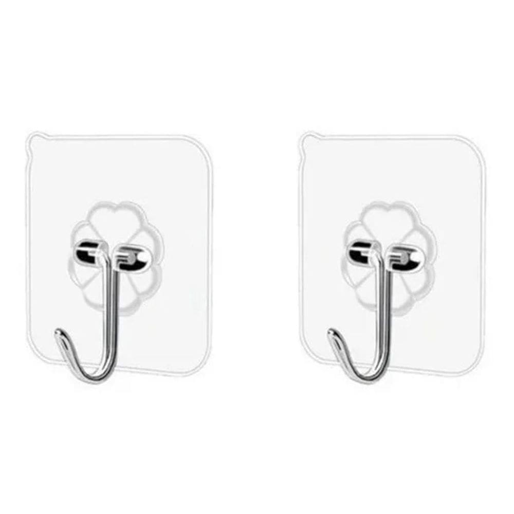 Vittak Kit 9 Ganchos Adesivo Inox Suporte Parede Super Aderê