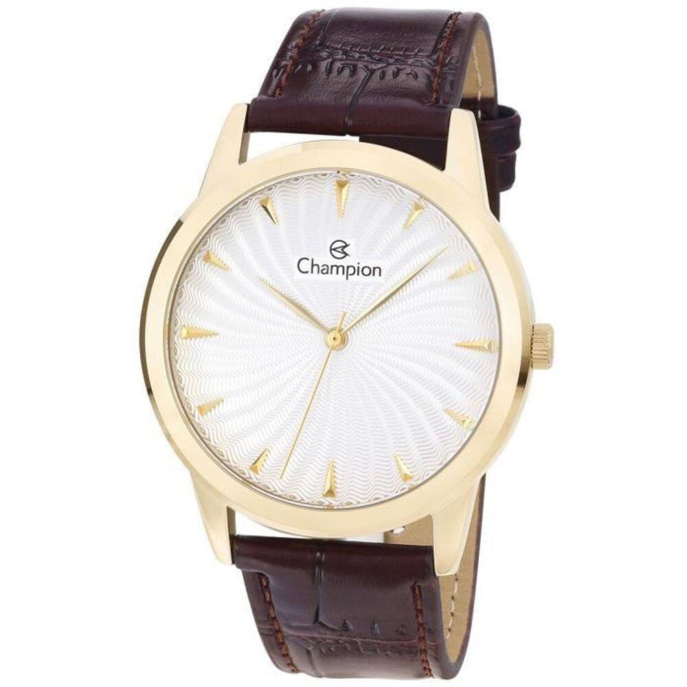 Relógio CHAMPION masculino couro CN20588S