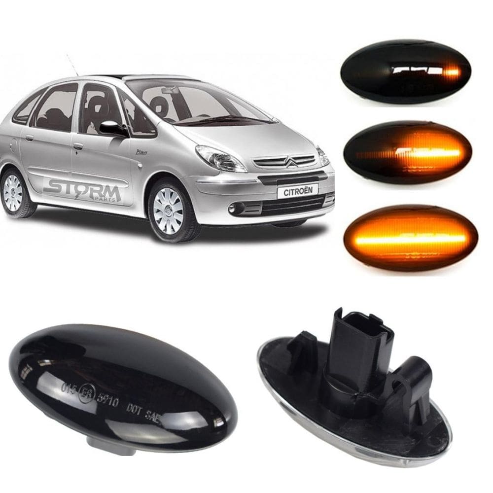 Par De Seta Pisca Sequencial Citroen C3 Picasso Lâmpada Led