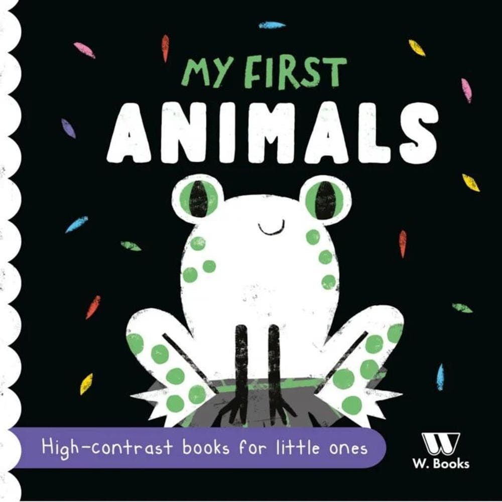Livro Cartonado - My First Animals - Em Inglês - W. Books