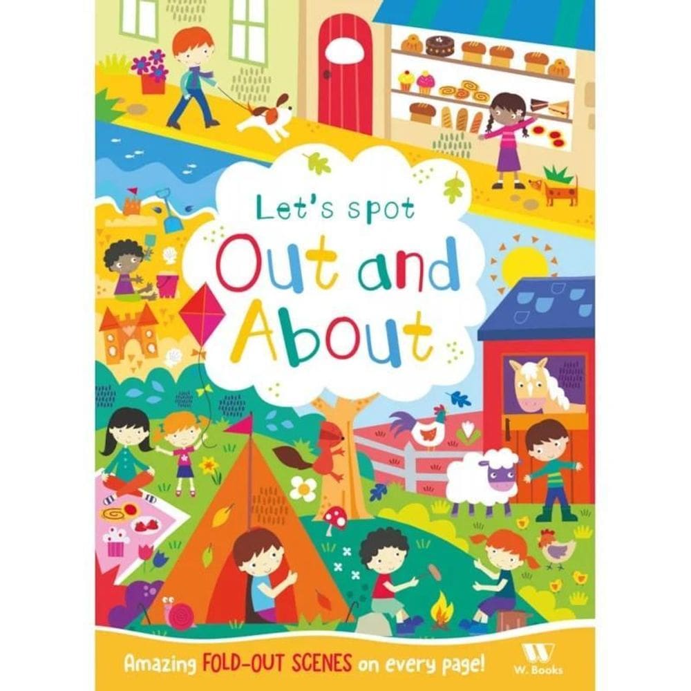 Livro Procure E Encontre Out And About - Em Inglês -W. Books