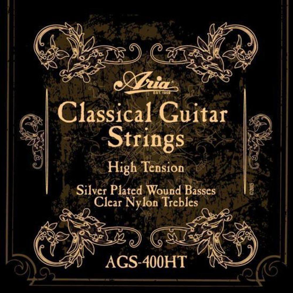 Encordoamento Violão Nylon Tensão Alta Ags400Ht Aria Guitars