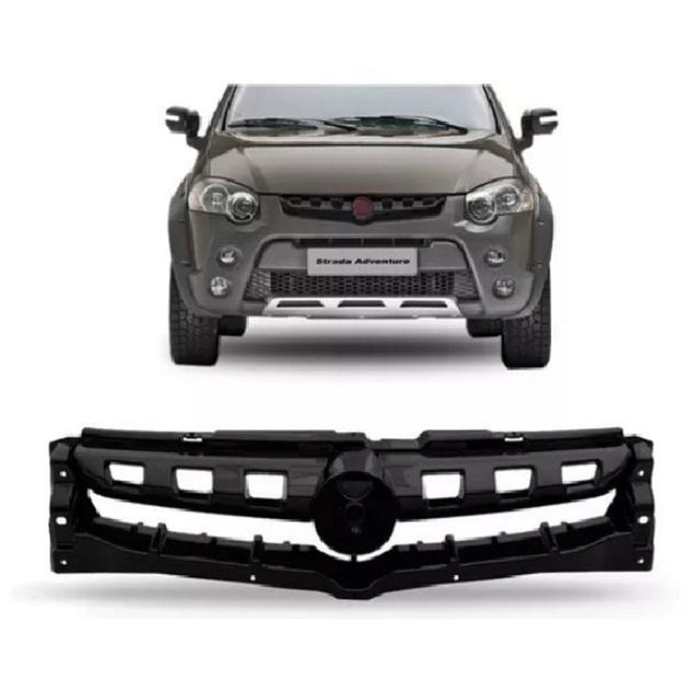 Grade Dianteira Strada Wekkend 2013 A 2015 Preto