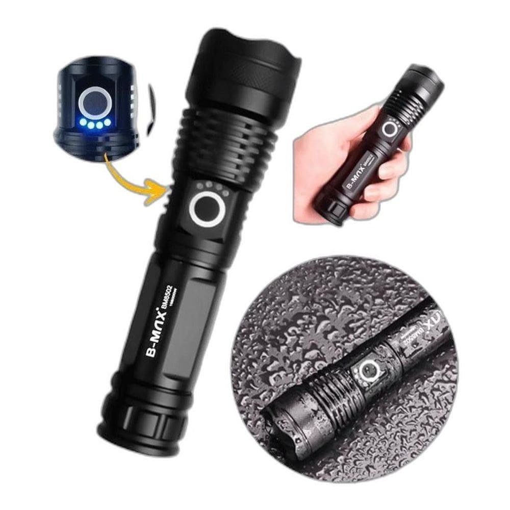 Lanterna P50 T9 Resistente A Água