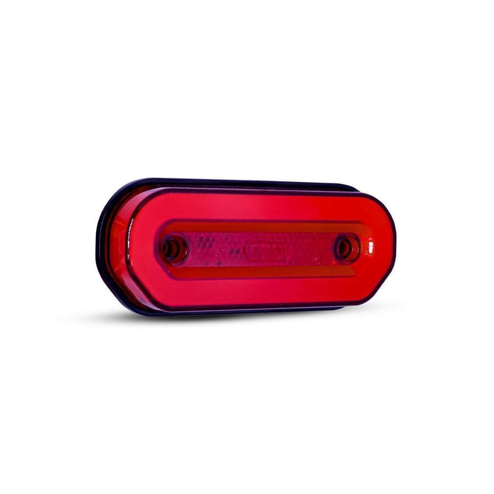 Luz De Posição Lateral Led Oval Ologo Caminhão Carreta Baú