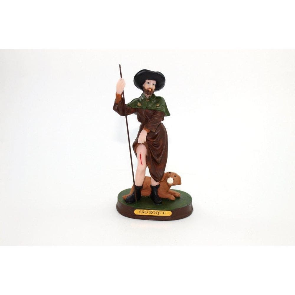 Imagem São Roque Resina 15 Cm