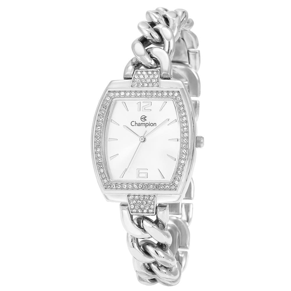 Relógio CHAMPION feminino analógico prata CF24840Q