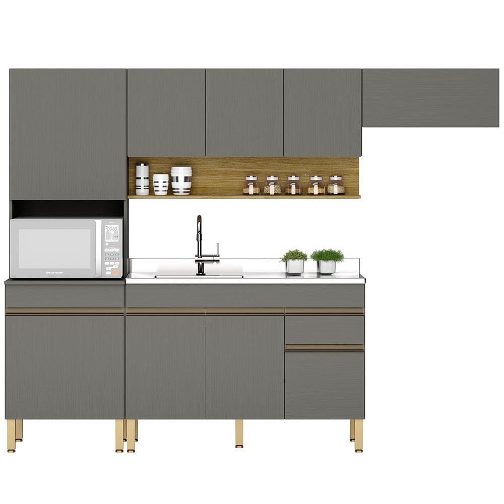 Cozinha Modulada 4 Pecas Balcao Pia Line KTP