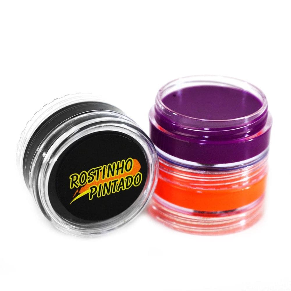 KIT Maquiagem Halloween 3 Cores Color - Tudo em Caixa