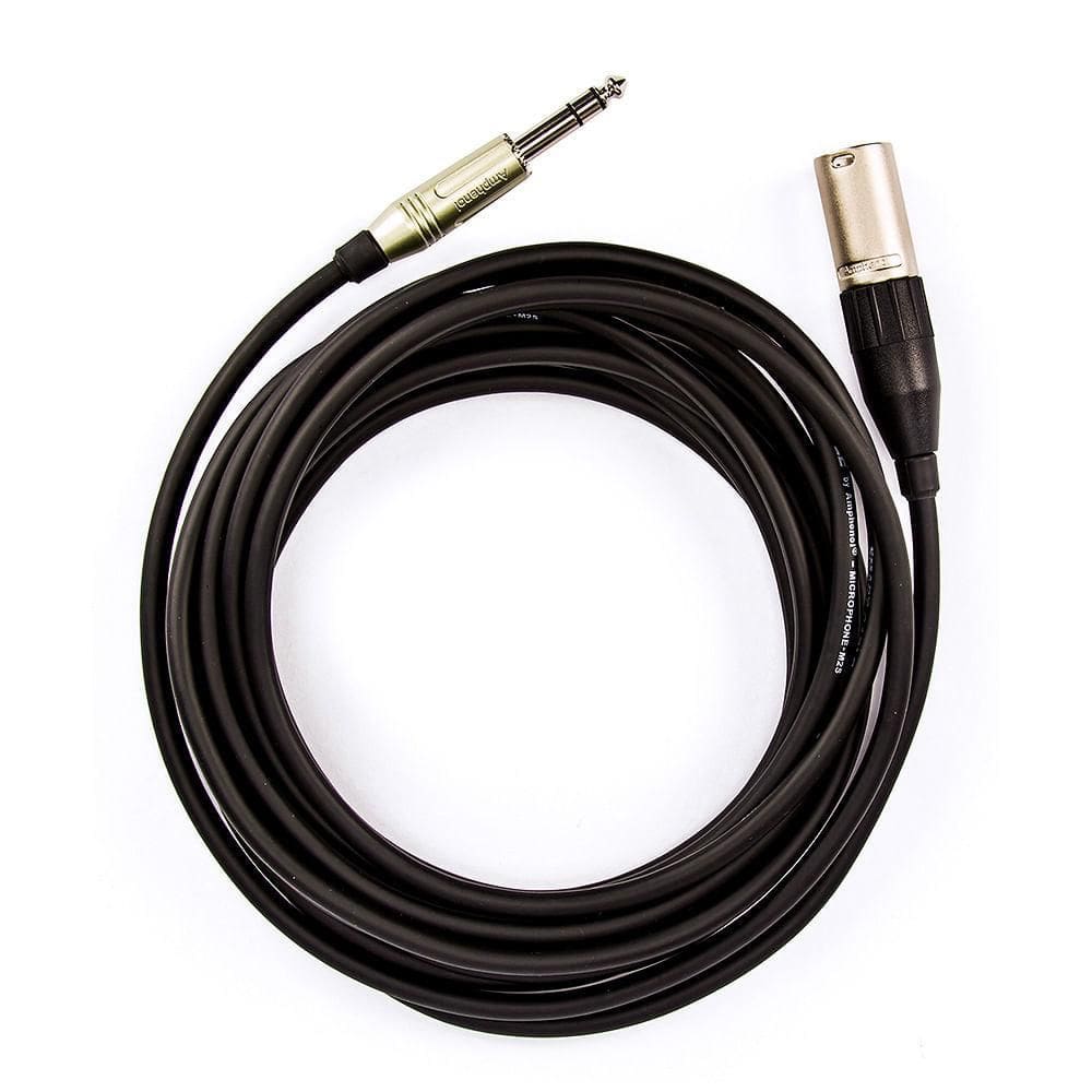 Cabo De Microfone P10 Estéreo Para Xlr Macho Amphenol 2M
